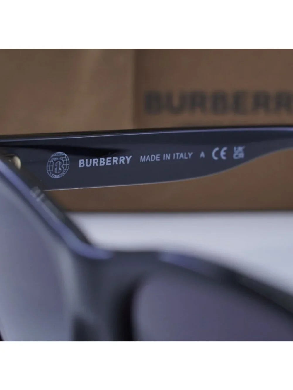 Burberry BE4391 30018G Square Sunglasses - Black/ Grey Gradient